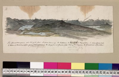 Vzpomínka na Horskou cestu v roce 1820 od Baltazar Mathias Keilhau