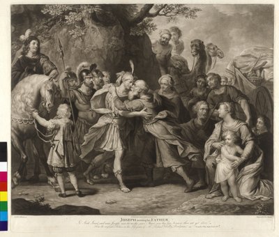 Josef zdraví svého otce od Balthasar Beschey
