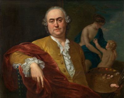 Autoportrét (olej na plátně) od Balthasar Beschey