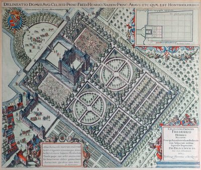 Hof te Honsholerdijk (17. století) od Balthasar Florisz. van Berckenrode