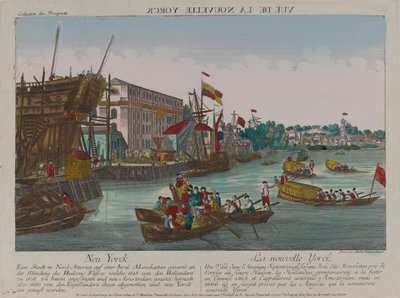 ?Výhled na New York?, kolem roku 1776 od Balthasar Friedrich Leizelt