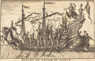 Bercha de Castor je Poluce od Balthasar Moncornet after Remigio Cantagallina
