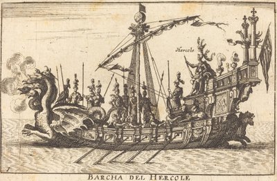 Všichni del Hercole od Balthasar Moncornet after Remigio Cantagallina