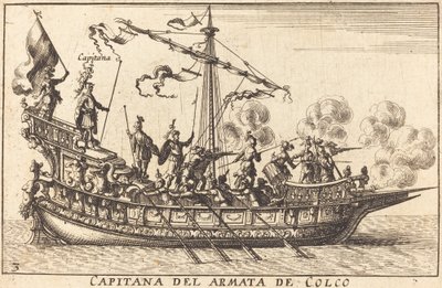 Kapitán Armata de Colco od Balthasar Moncornet after Remigio Cantagallina