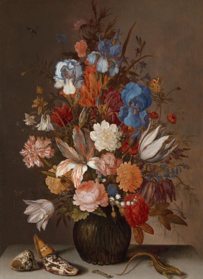 Zátiší s květinami od Balthasar van der Ast