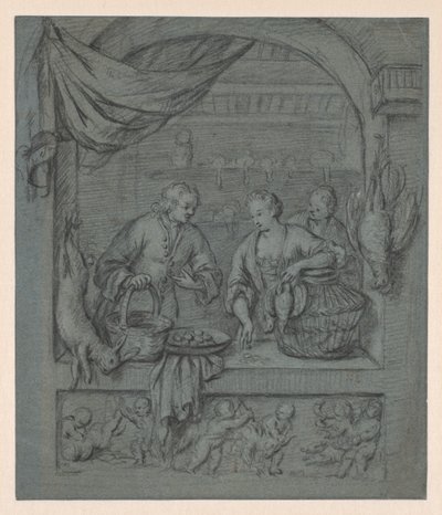 Prodejce ptáků od Balthasar van der Ast