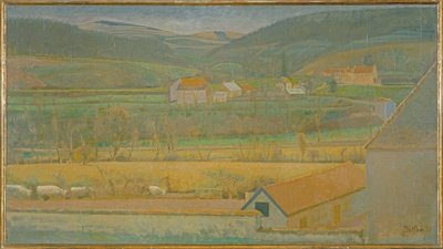Údolí Yonne od Balthus Klossowski de Rola