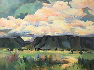 Sky Valley Road Cloud Series od Barbara Cleary