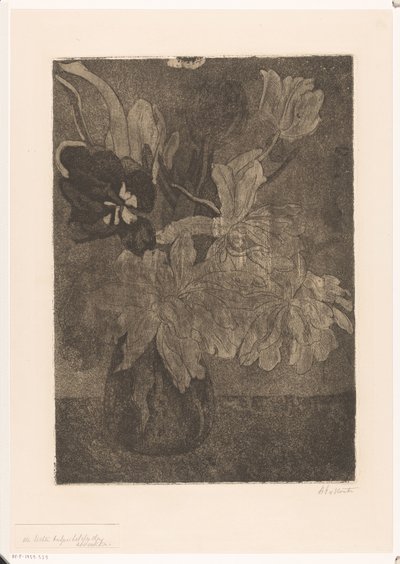 Váza s tulipány od Barbara Elisabeth van Houten (signed by artist)