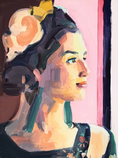 Believing, 2018 (olej na plátně) od Barbara Hoogeweegen