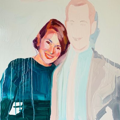 Nostalgie, 2021 (olej na polyesterovém plátně) od Barbara Hoogeweegen