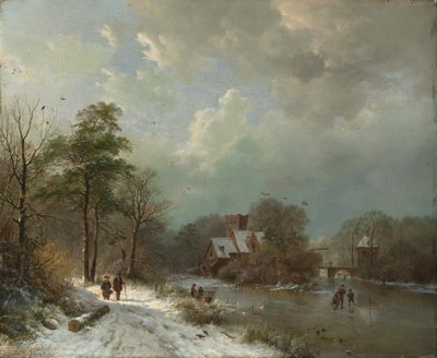 Zimní krajina, Holandsko, 1833. od Barend Cornelis Koekkoek