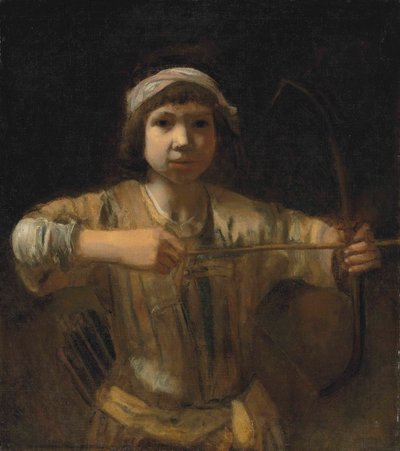 Izmael s lukem a šípem od Barent Fabritius