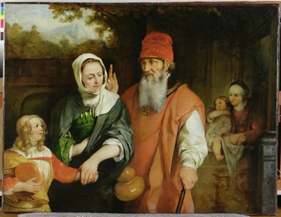 Propuštění Hagar od Barent Fabritius