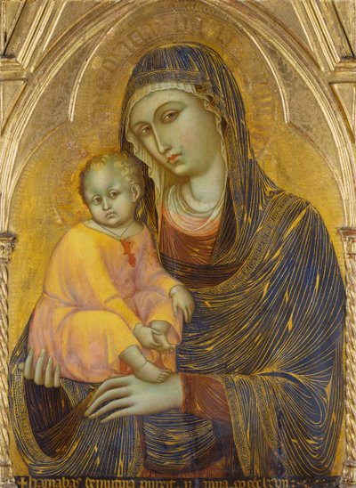 Madonna a dítě od Barnaba da Modena