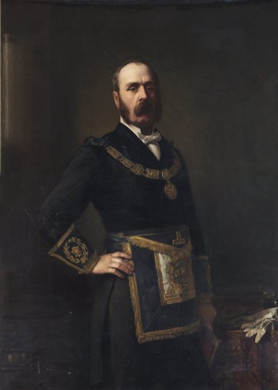 Sir John Braddick Monckton, 1883 od Barnett Samuel Marks