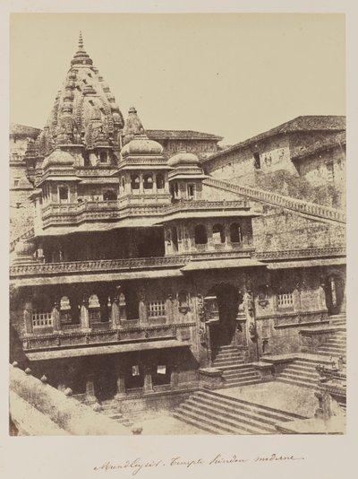 Mundleysir, Temple hindou moderne od Baron Alexis de La Grange