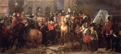 Vstup Henriho IV do Paříže, 22. března 1594 (malováno v roce 1817) od Baron François Pascal Simon Gérard