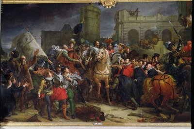 Vstup Jindřicha IV. (1553-1610) do Paříže, 22. března 1594 od Baron François Pascal Simon Gérard