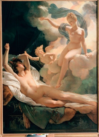 ""Morphee a Iris"" obraz od Pierra Narcisse Guerina (1774-1833) 1811 Petrohrad, Ermitáž od Baron Pierre Narcisse Guerin