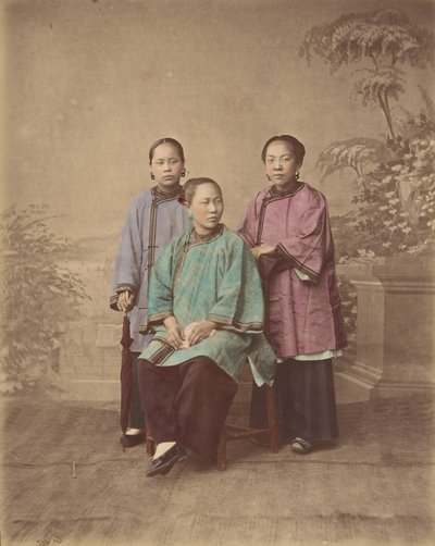 Šanghajské dívky, 70. léta 19. století. od Baron Raimund von Stillfried