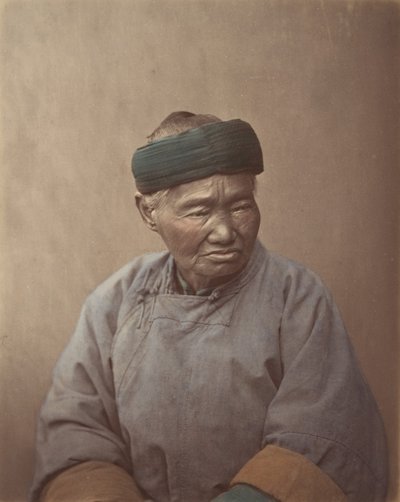 [Portrét staré Číňanky], 70. léta 19. století. od Baron Raimund von Stillfried