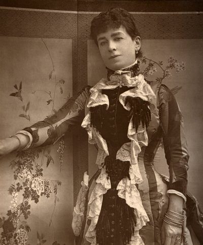 Britská herečka Lady Monckton ve filmu Jim the Penman, 1886 od Barraud