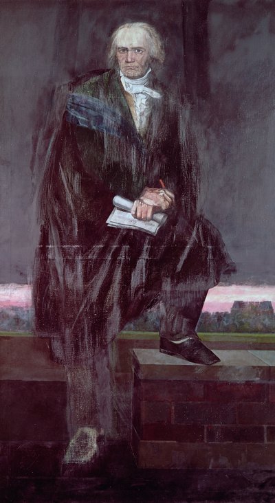 Portrét Beethovena (nedokončený) od Barry Fantoni