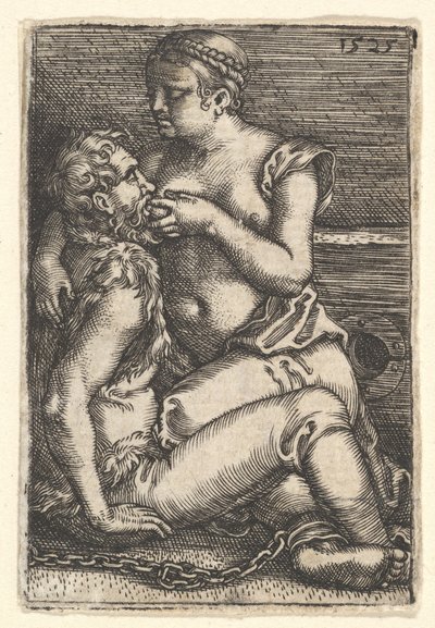 Cimon a Pero, polovina 17. století. od Barthel Beham