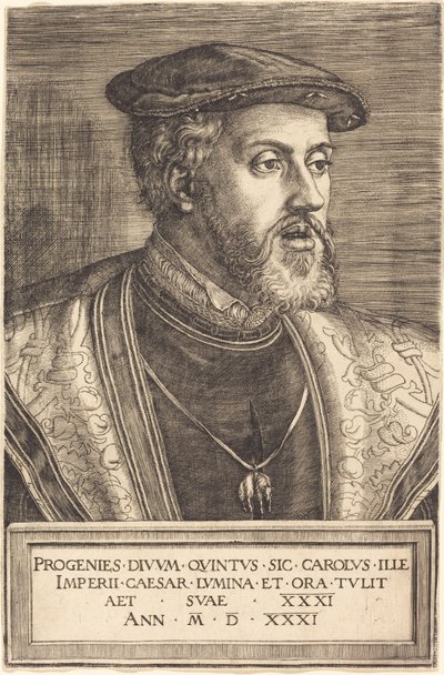 Císař Karel V od Barthel Beham