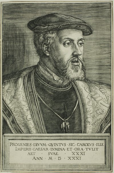 Císař Karel V od Barthel Beham
