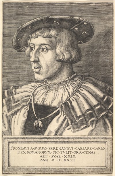 Císař Ferdinand I., 16. století. od Barthel Beham