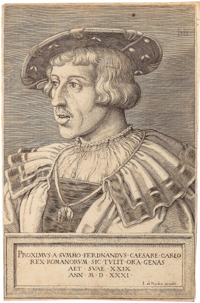 Portrét císaře Ferdinanda I. 1503-1564, 1531. od Barthel Beham