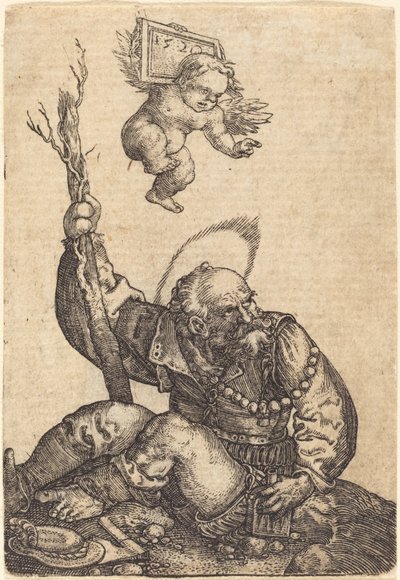 Svatý Kryštof od Barthel Beham