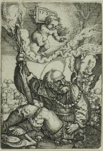 Svatý Kryštof od Barthel Beham