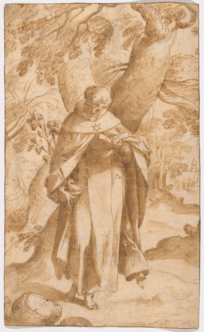 Svatý Dominik Čtení od Bartholomaeus Spranger
