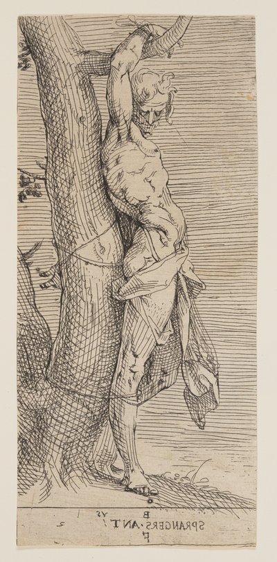 Svatý Sebastian od Bartholomaeus Spranger