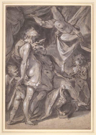 Venuše a Merkur od Bartholomaeus Spranger