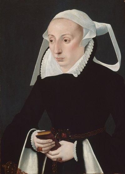 Portrét ženy s modlitební knížkou od Bartholomaus the Younger Bruyn