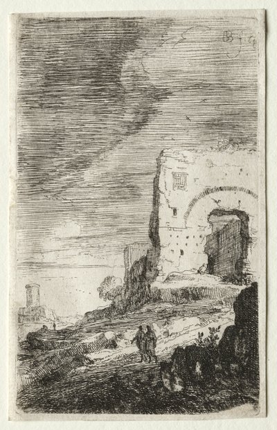 Lázně Caracalla od Bartholomeus Breenberg