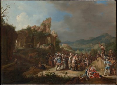 Kázání Jana Křtitele od Bartholomeus Breenbergh