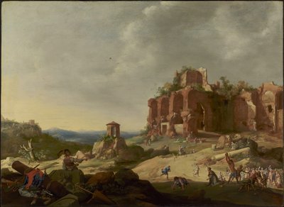 Ukamenování svatého Štěpána od Bartholomeus Breenbergh