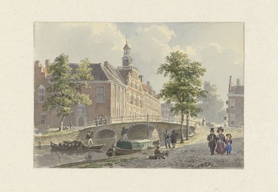 Spui v Haagu, při pohledu na jih od Bartholomeus Johannes van Hove