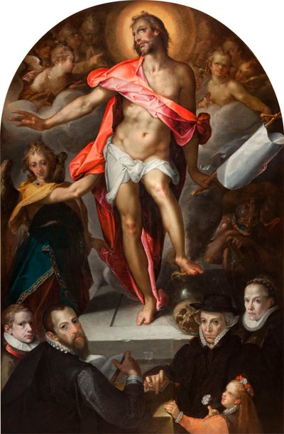 Epitaf zlatníka Mikuláše Müllera z Prahy od Bartholomeus Spranger