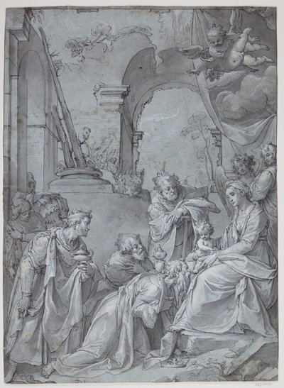 Klanění pastýřů od Bartholomeus Spranger