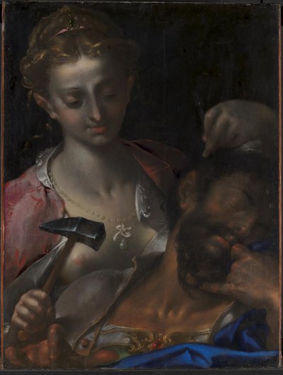 Jael zabije Siseru od Bartholomeus Spranger