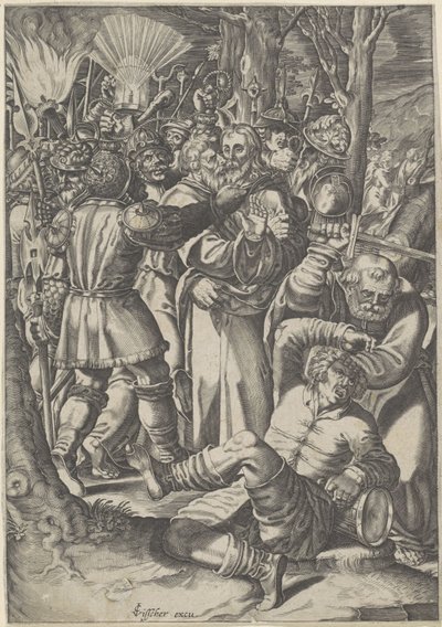 Zajetí Krista od Bartholomeus Willemsz. Dolendo (possibly)