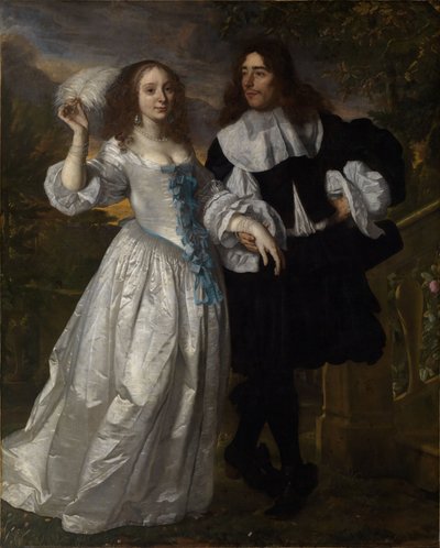 Mladý patricijský pár od Bartholomeus van der Helst