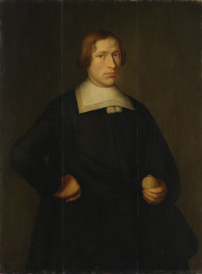 Portrét mladého muže s citronem od Bartholomeus van der Helst
