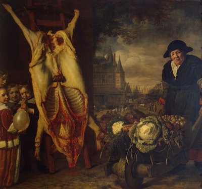 Nieuwmarkt v Amsterdamu od Bartholomeus van der Helst